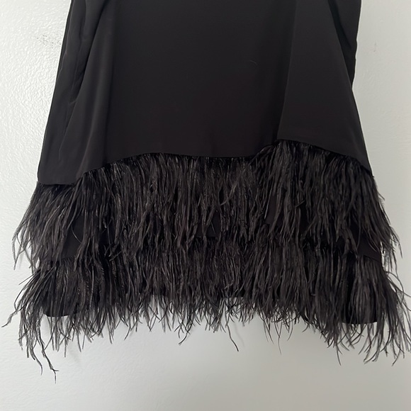 Lord & Taylor’s, Design Lab, Feather trim tank, lined - Picture 6 of 9